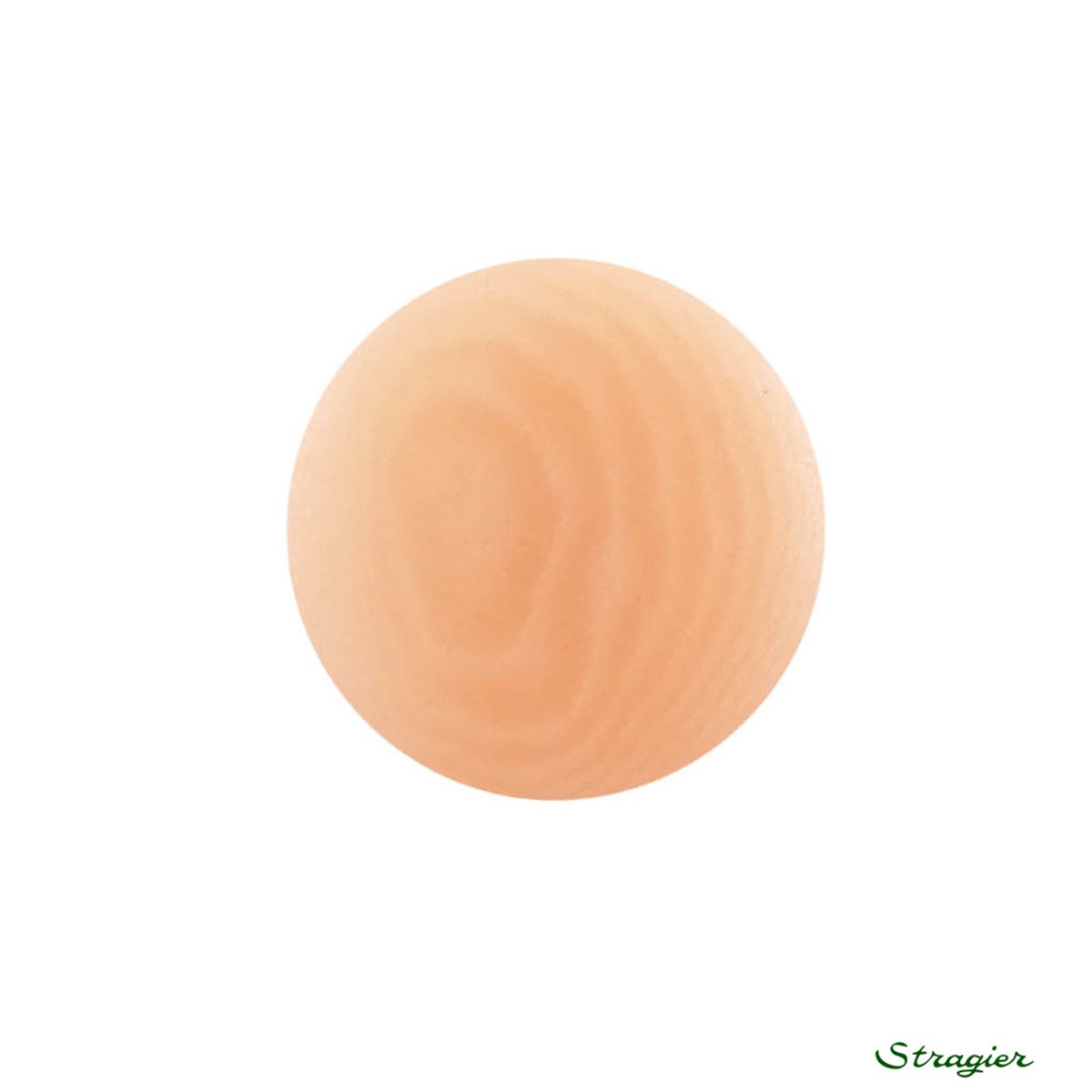 Ivory-Nut Buttons - à queue - Pêche clair - 18 mm