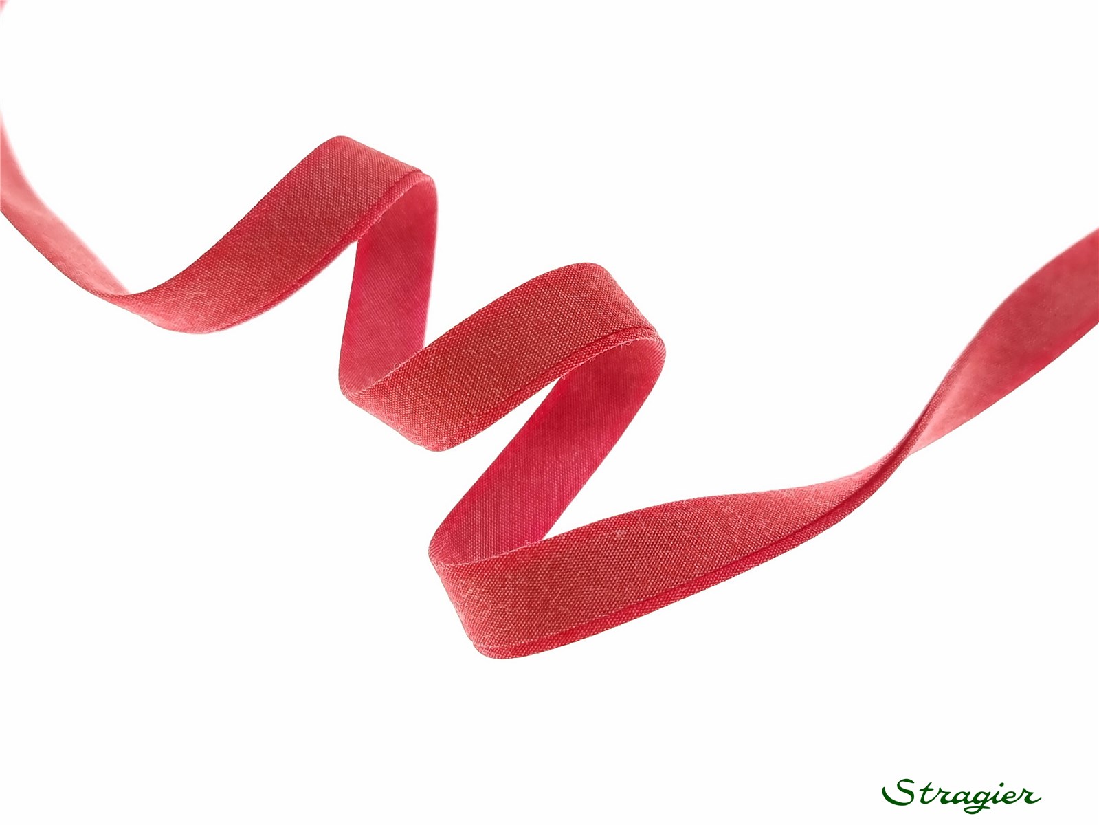 End-and-End Bias Binding - Plain - Rose Corail - 10 mm