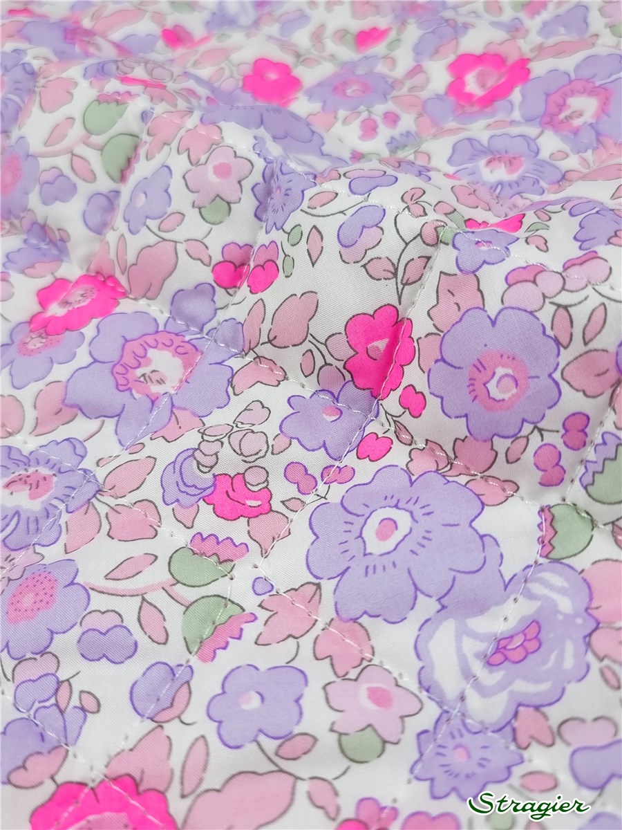 Matelassé Liberty - 2019 Betsy - Fluo et Lilas 