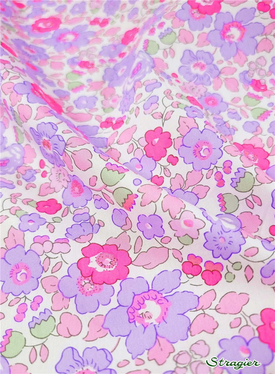 Liberty Tana Lawn - 2019 Betsy - Fluo Lilas