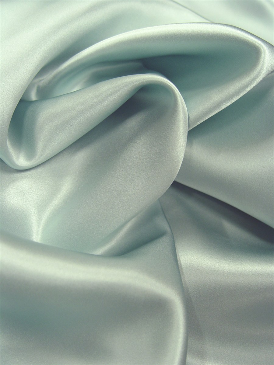 Crepe Satin en Soie - Uni - Ash