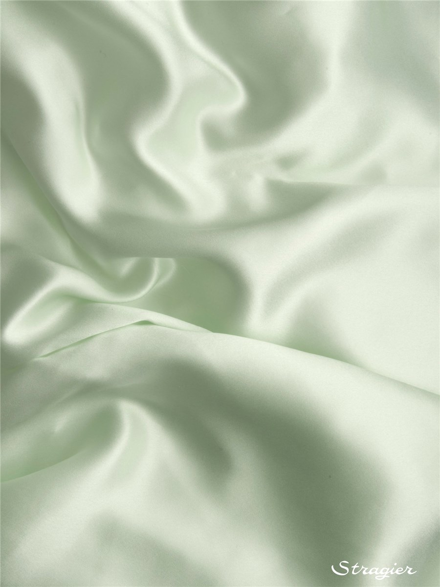 Silk Satin Crepe - Plain - Celadon