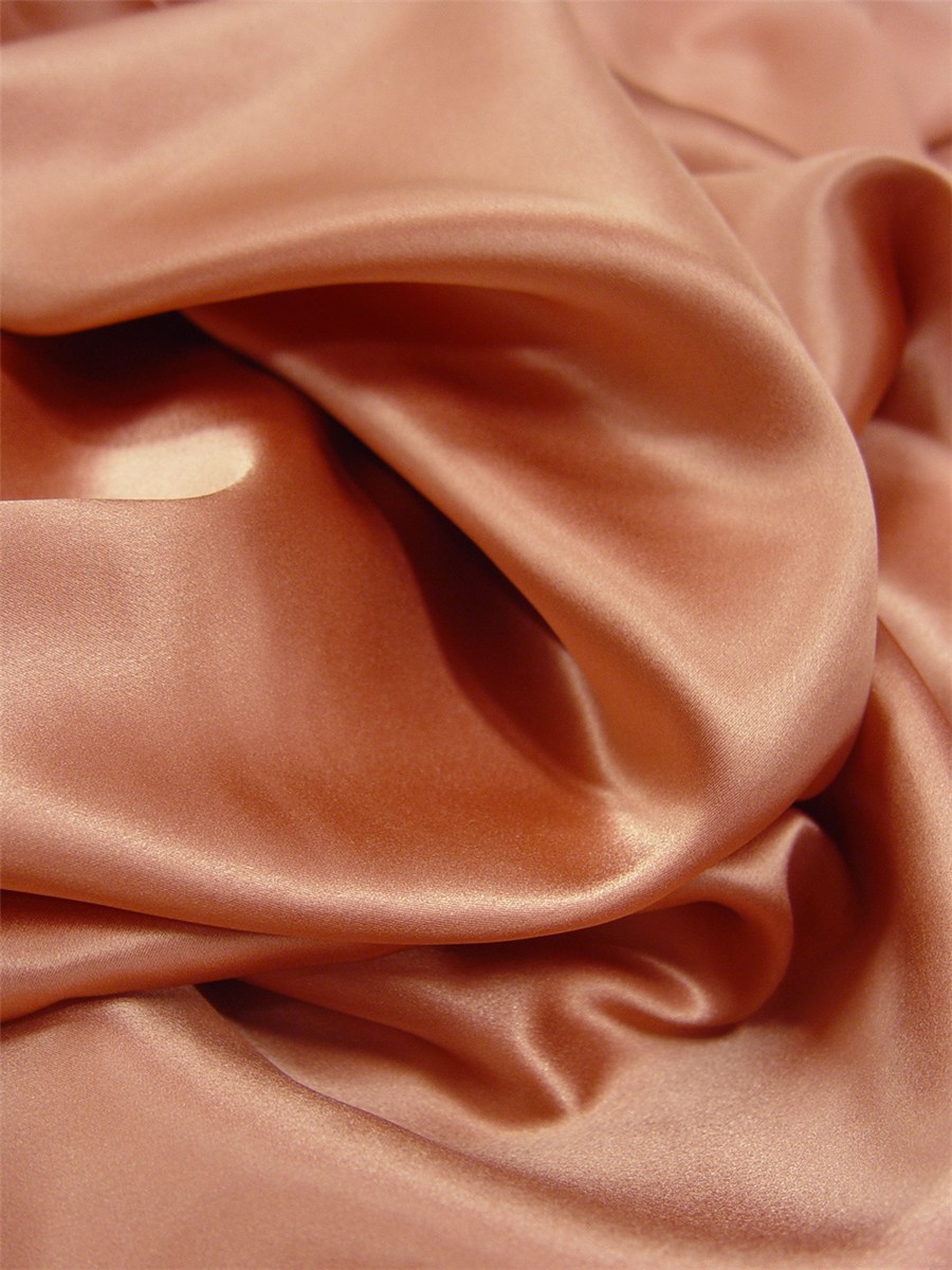 Crepe Satin en Soie - Uni - Clover