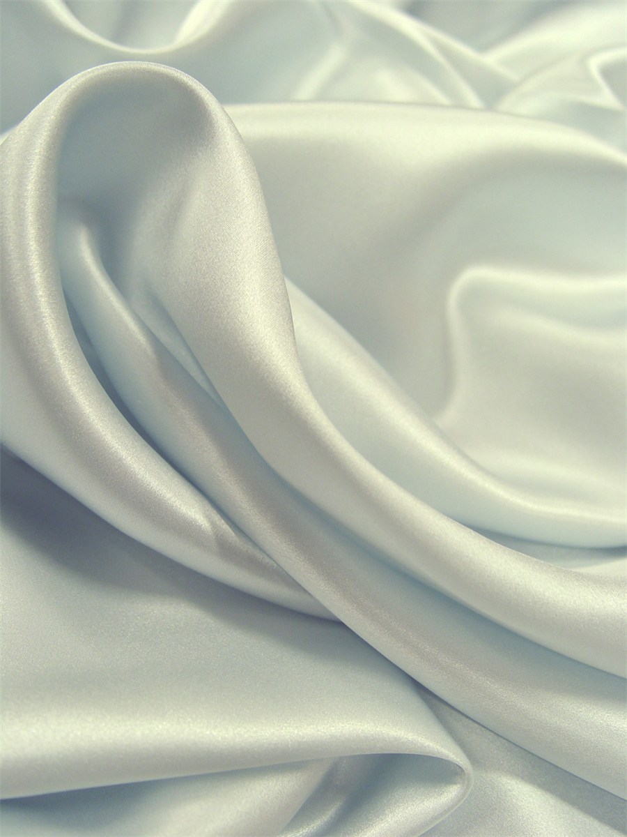 Silk Satin Crepe - Plain - Duck Egg