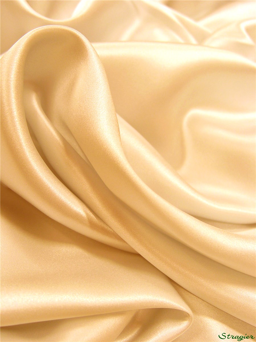 Silk Satin Crepe - Plain - Honey