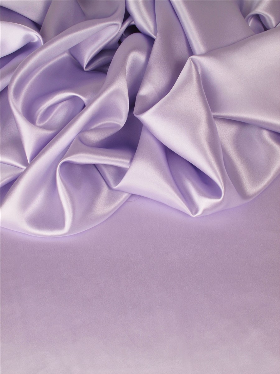 Silk Satin Crepe - Plain - Lilac