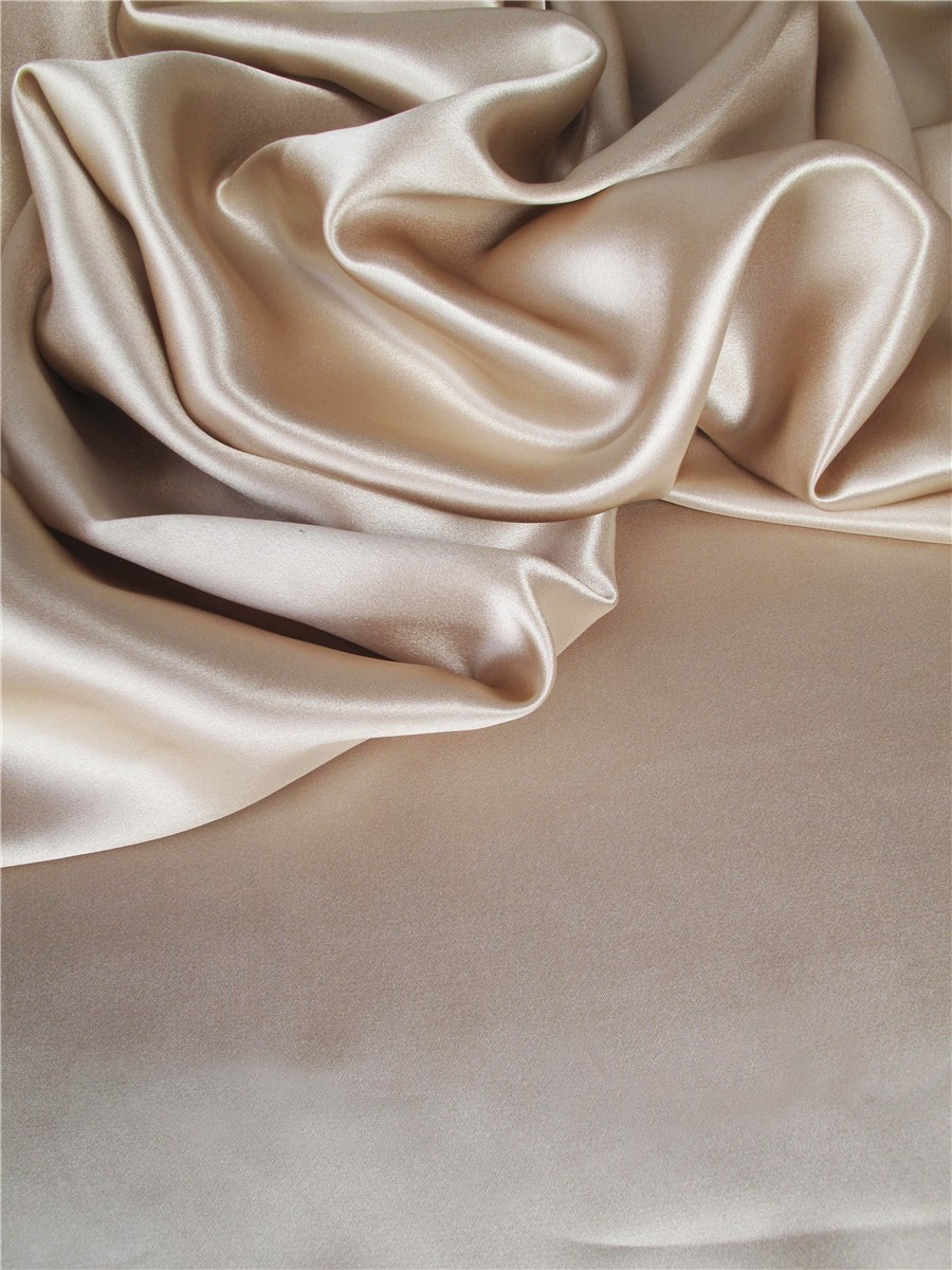 Silk Satin Crepe - Plain - Mink