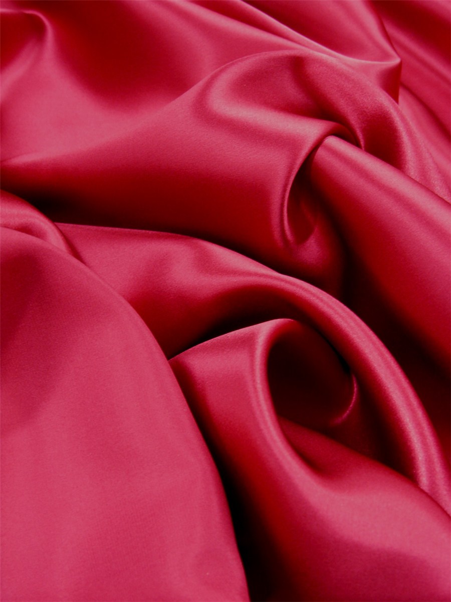 Silk Satin Crepe - Plain - Raspberry