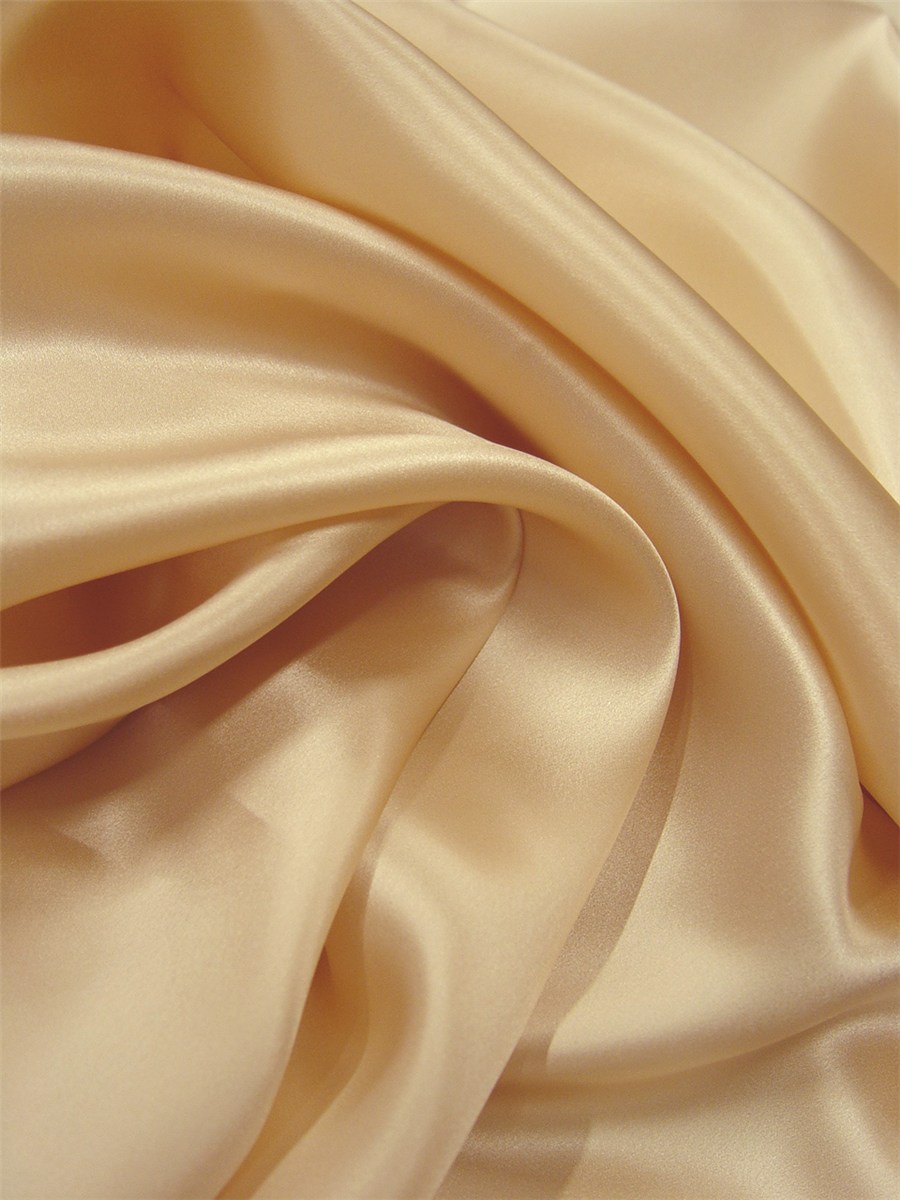 Silk Satin Crepe - Plain - Sable