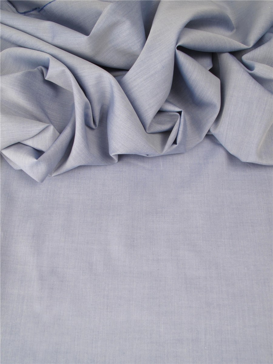End-on-End - pure Cotton - Plain - Bleu nuage