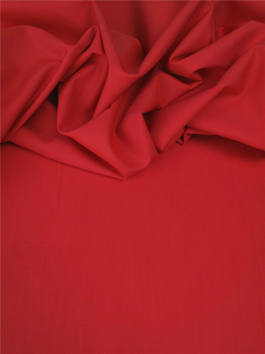 End-on-End - pure Cotton - Plain - Rouge Rosé