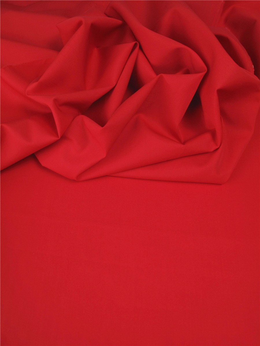 End-on-End - pure Cotton - Plain - Vermillon