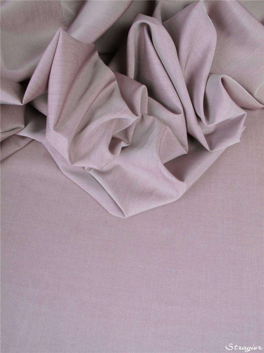 Fil à Fil - pur coton - Uni - Gris rose