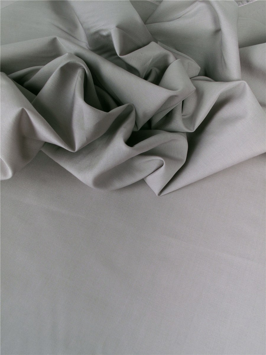 End-on-End - pure Cotton - Plain - Gris Moyen