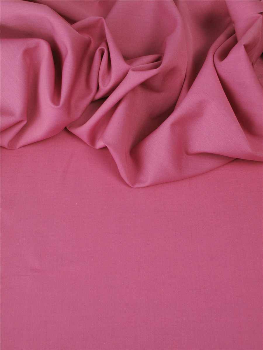 End-on-End - pure Cotton - Plain - Rose ibis