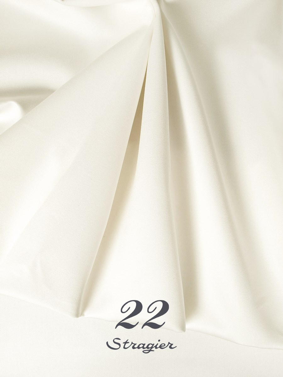 Pure Cotton Satin - Heavy - Plain - Stragier Cream