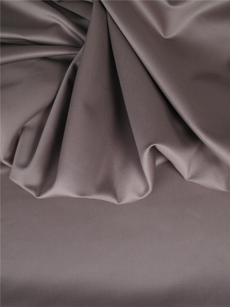 Pure Cotton Satin - Heavy - Plain - Beige Taupé