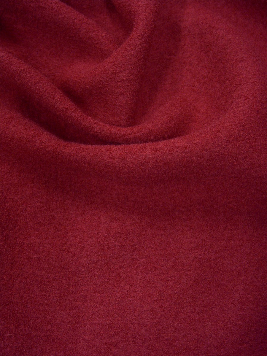 Laine bouillie Mérinos 520gr - Uni - Cerise