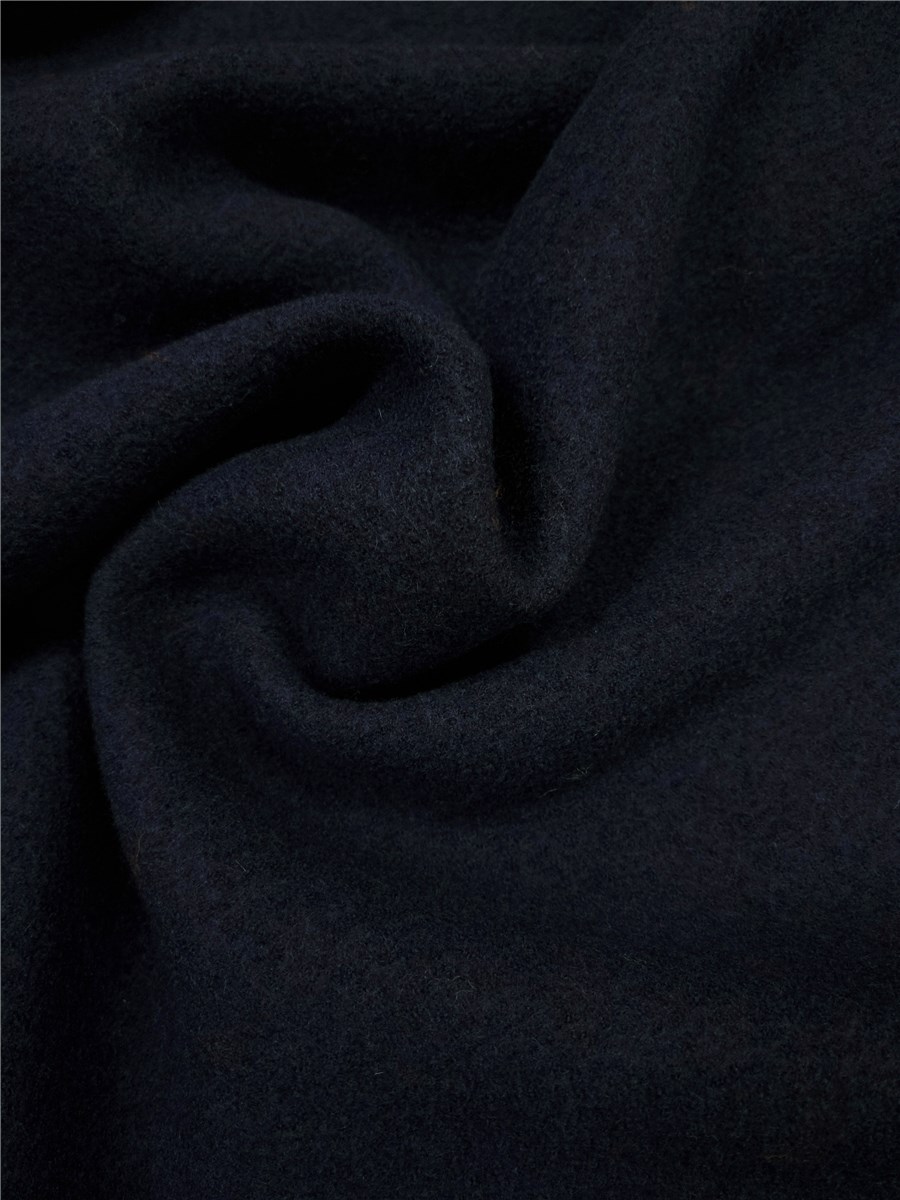 Boiled Merino Wool -520gr/sqm - Plain - Marine