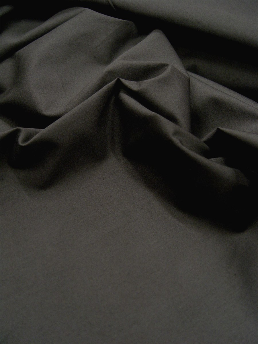 Poplin 59 threads/cm - Plain - Anthracite