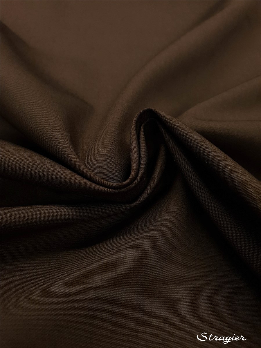 Poplin 59 threads/cm - Plain - Ecorce