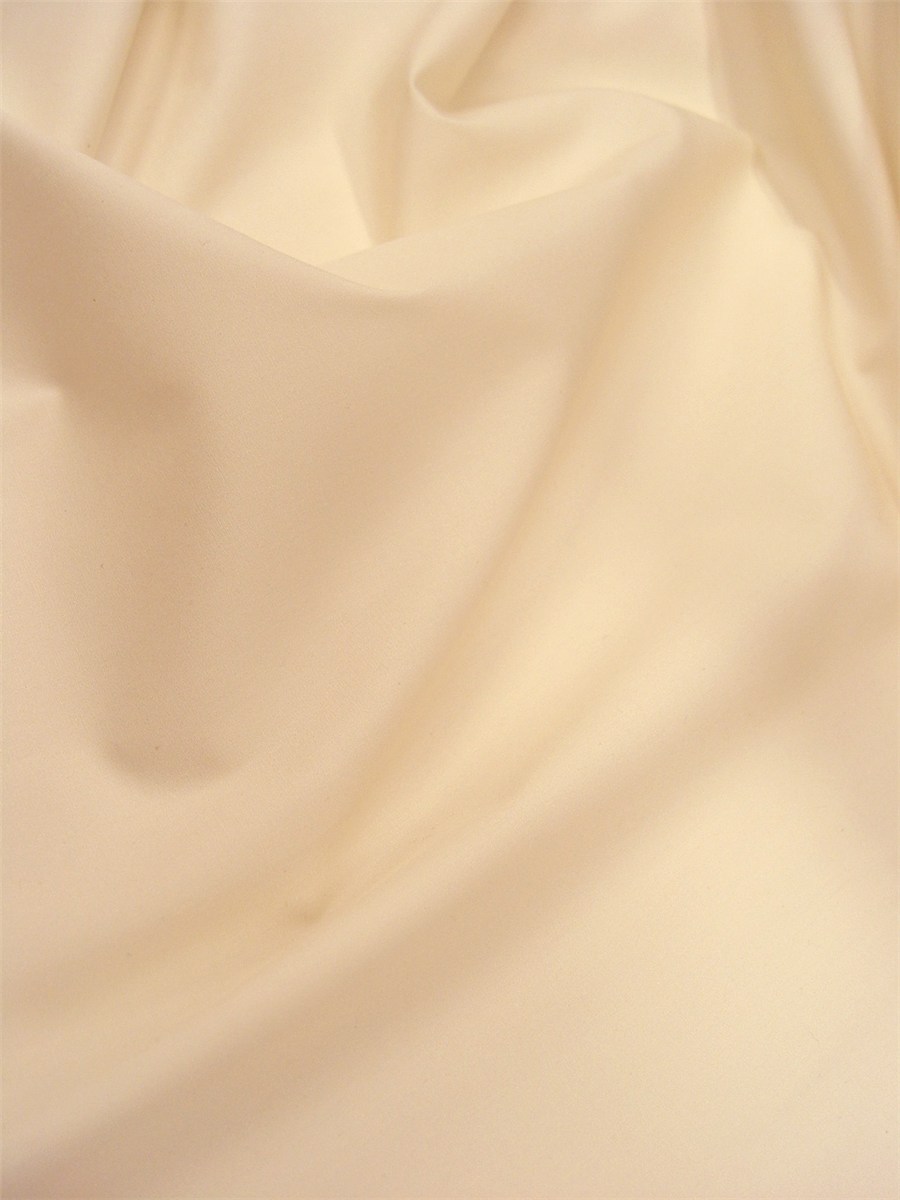 Sample 7x10 cm - Poplin 59 threads/cm - Plain - Crème