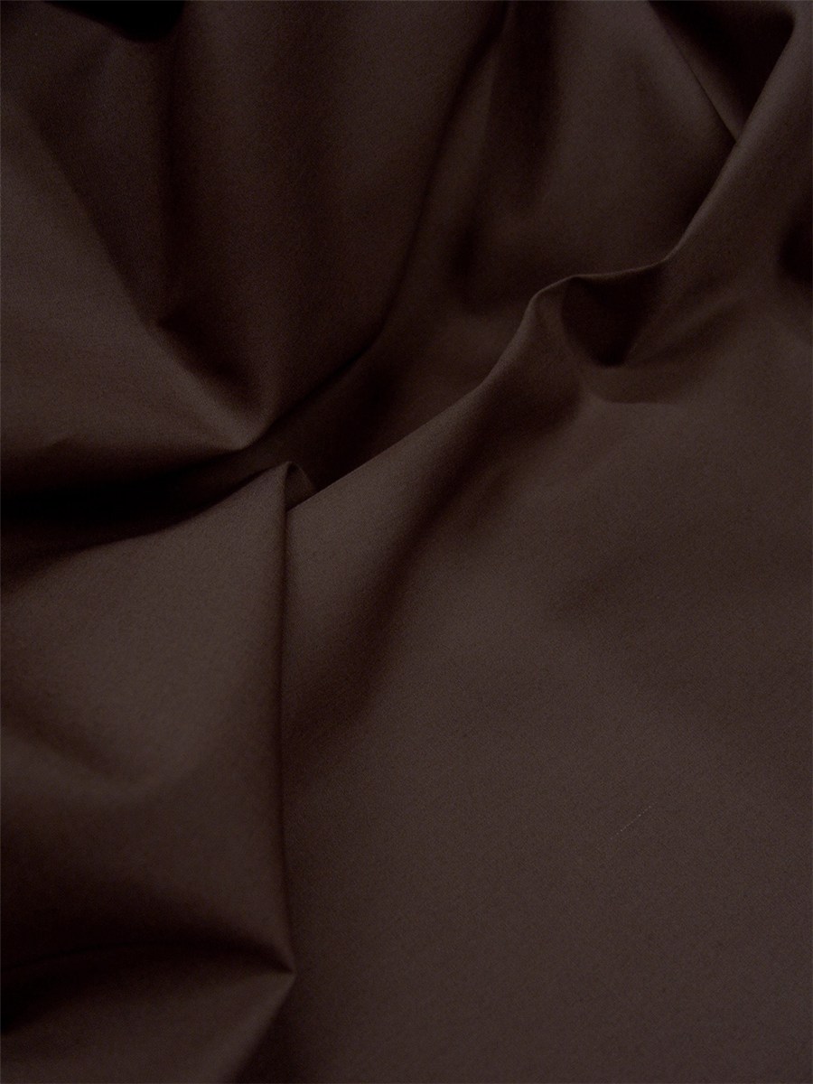 Poplin 59 threads/cm - Plain - Café
