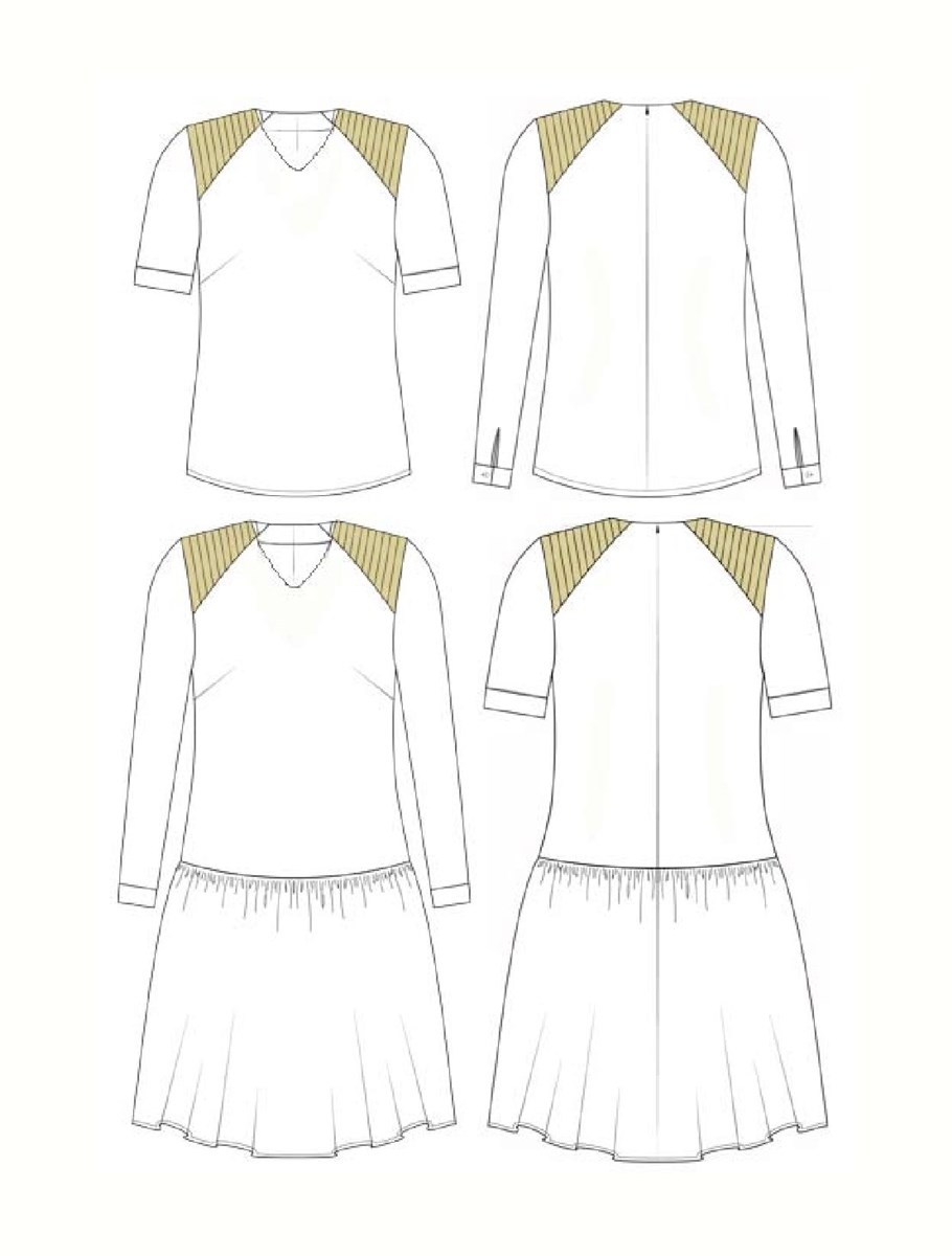 Patron You Made My Day - Blouse Robe Origami 8th Of March Femme -  - 34-50 