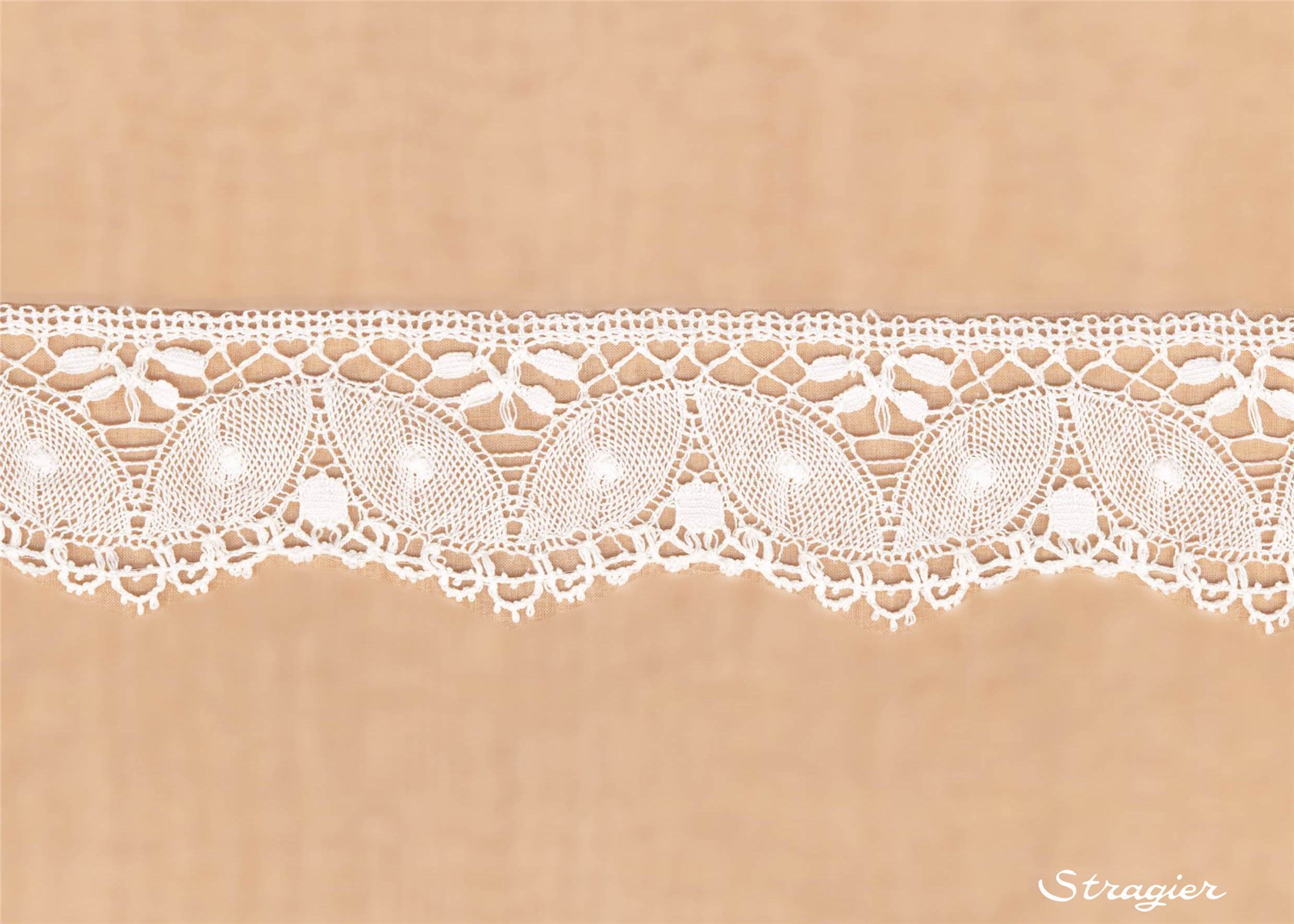 Cotton Lace - Graphic - Stragier Ivory - 5 cm