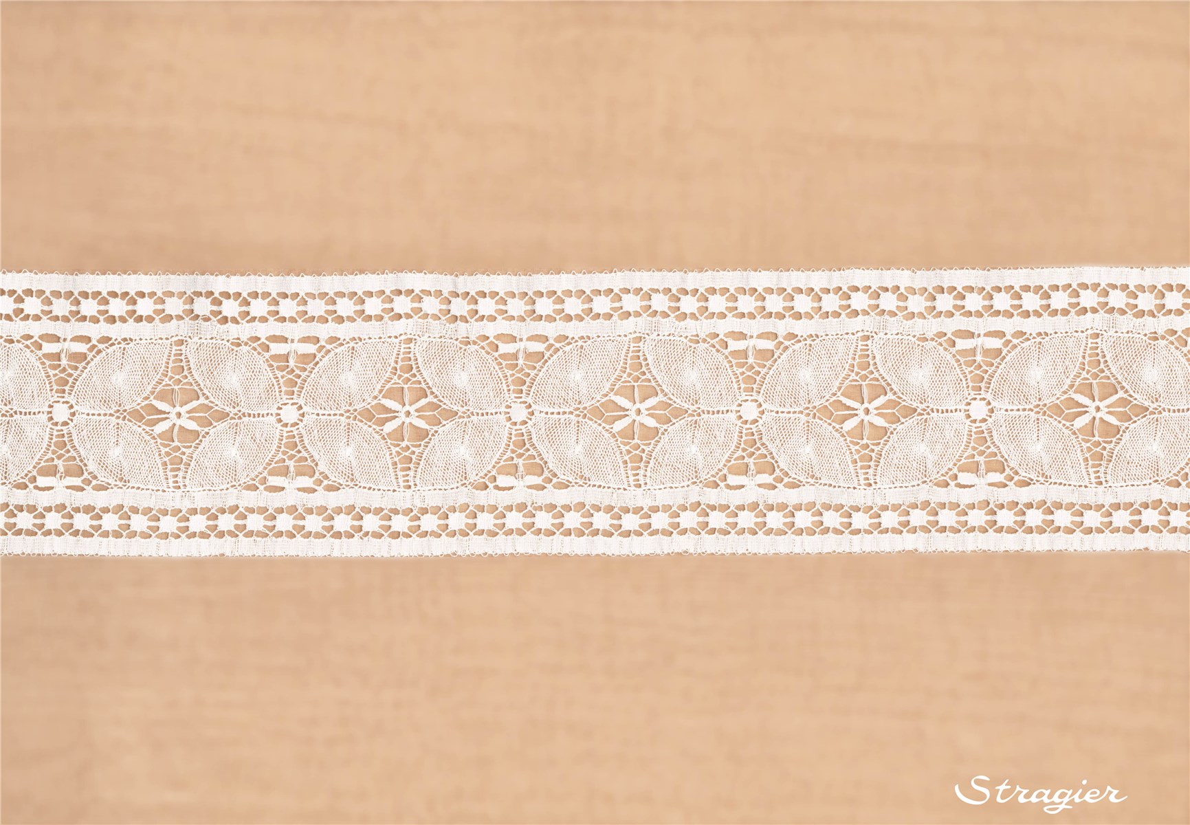Cotton Lace - Graphic - Stragier Ivory - 10 cm