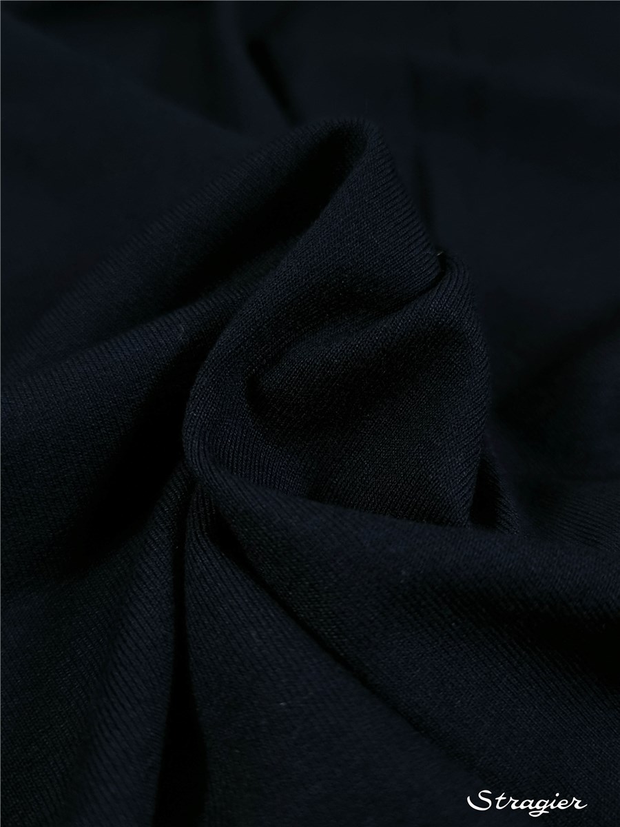 Jersey Viscose Stretch Soft - Uni - Marine 