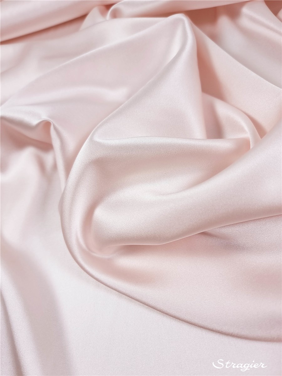 Silk Satin - stretch - Plain - Pale Pink