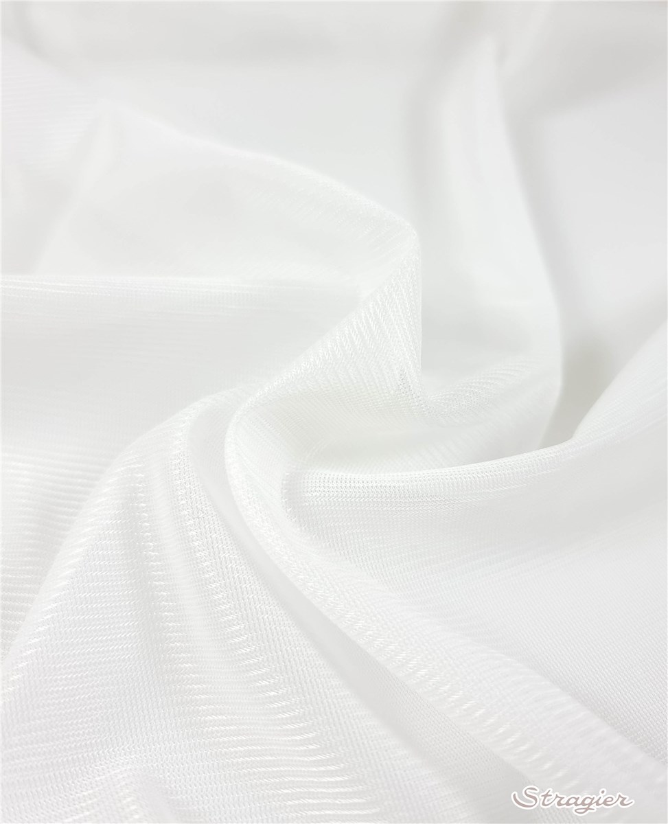 Mesh Lining - uni - Blanc