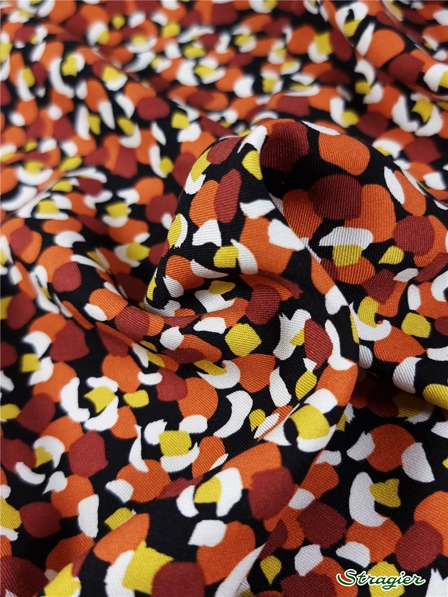 Twill souple Viscose - Girofle - Cayenne 