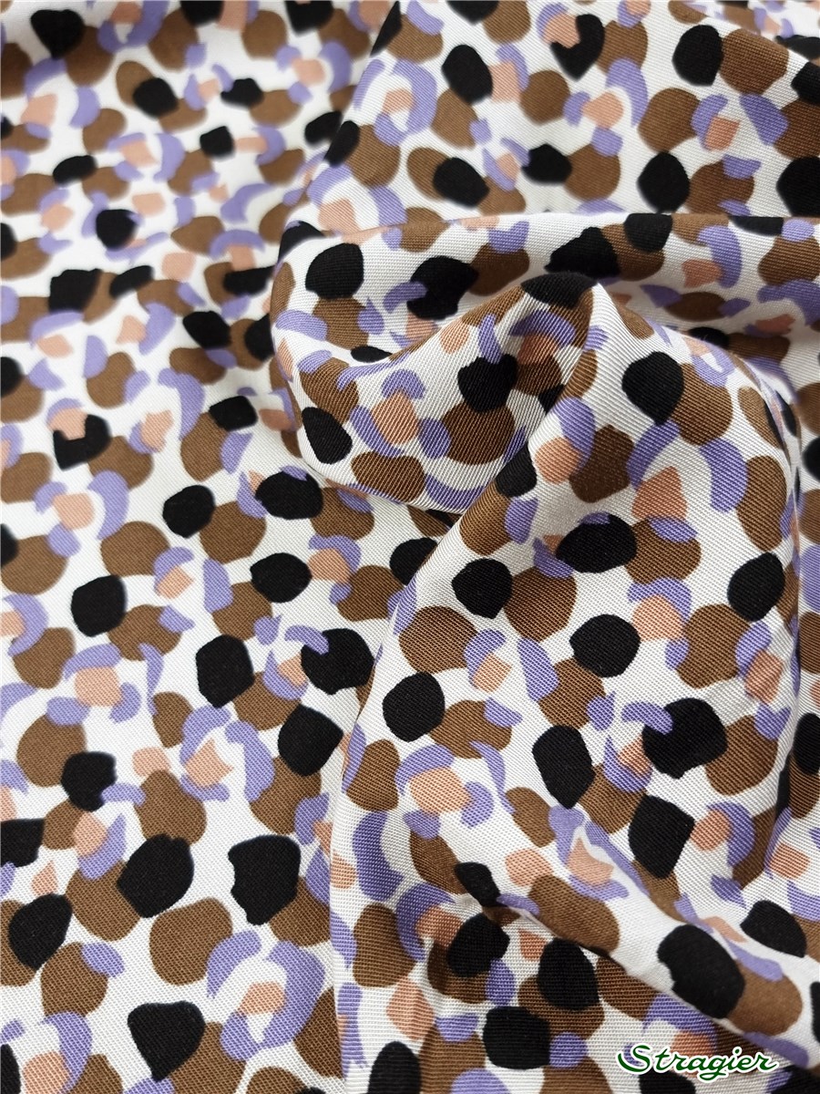 Twill souple Viscose - Girofle - Violette 