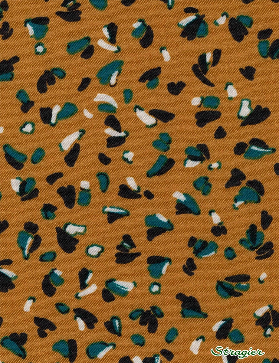 Twill - smooth - Viscose - Pigment - Moutarde
