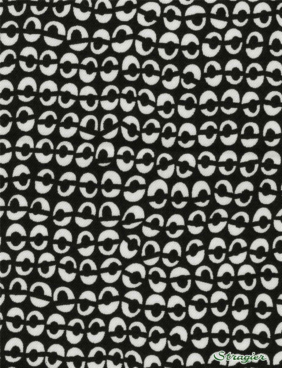 Twill souple Viscose - Kandinsk - Noir