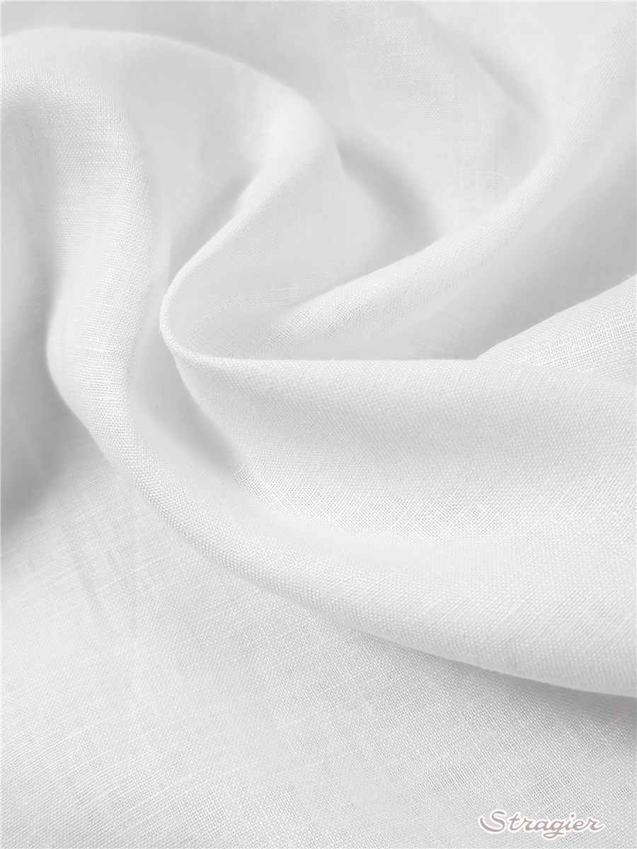 Linen Cloth - smooth - Bird's Eye - Plain - Blanc