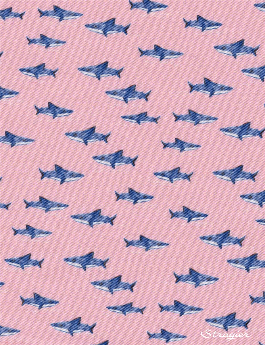 Tissu Surf & Swim - Jaws - Sorbet 