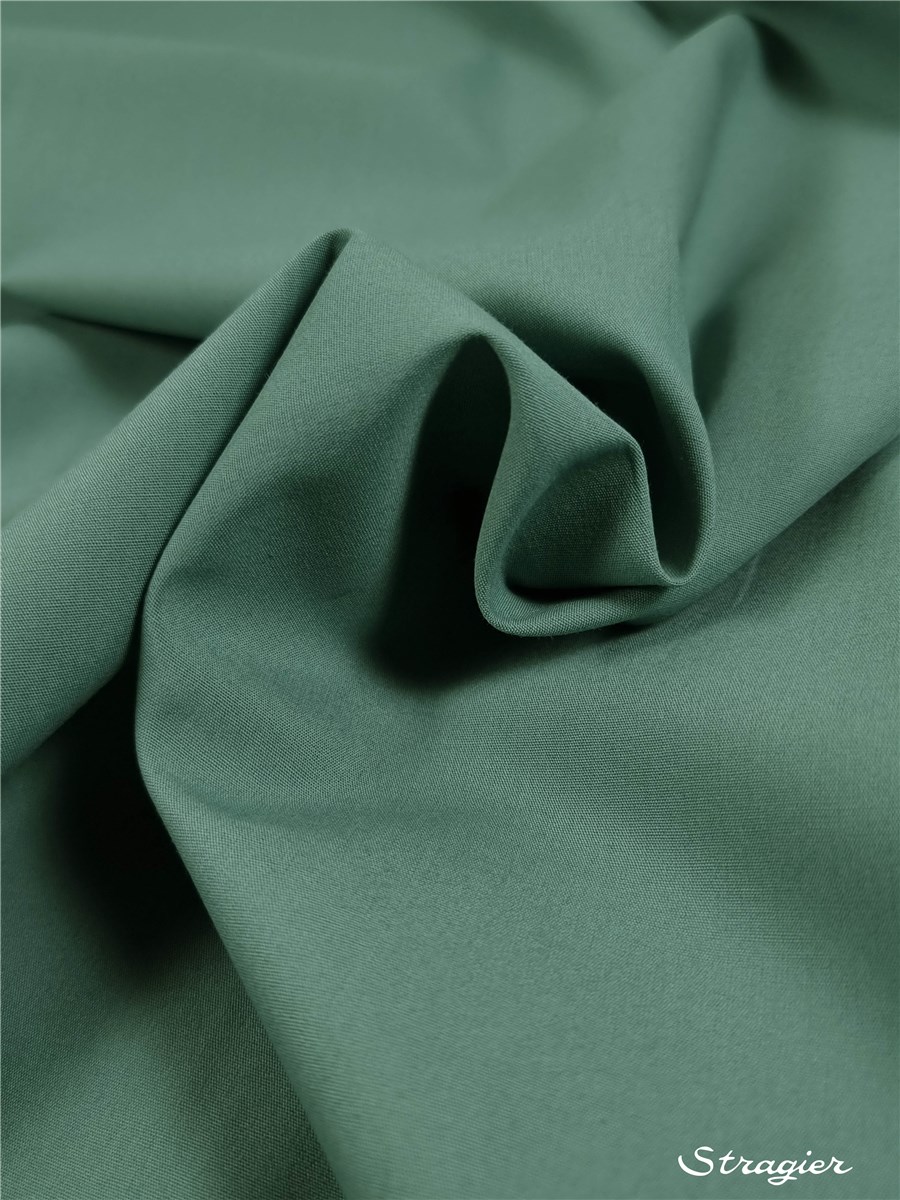 Poplin 59 threads/cm - Plain - Vert de Gris