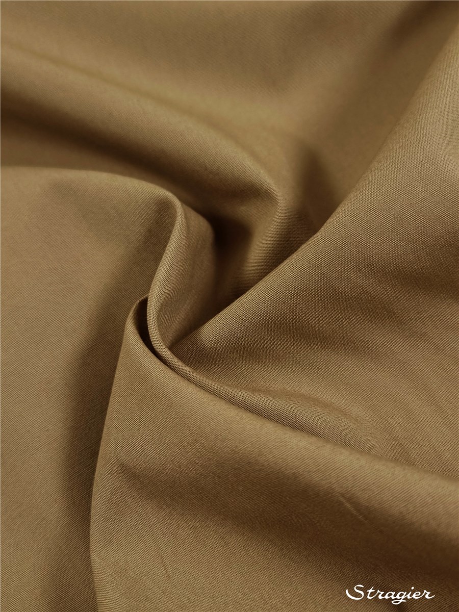 Popeline 59 fils/cm - Uni - Beige Cappuccino 