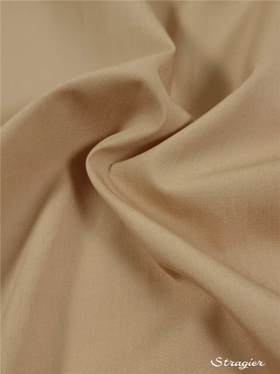 Poplin 59 threads/cm - Plain - Beige Skin