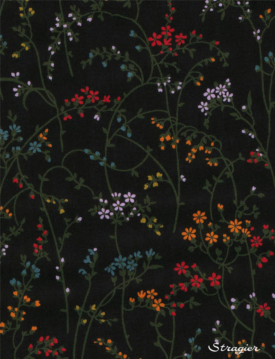 Liberty Tana Lawn - 1233 Erica - Midnight 