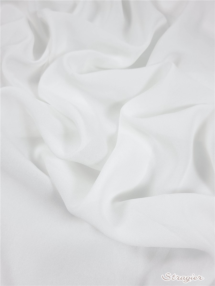Crêpe Georgette Viscose - uni - Naturel