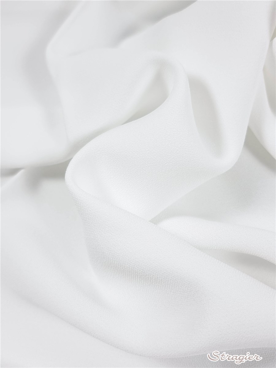 Double Georgette Viscose - uni - Naturel