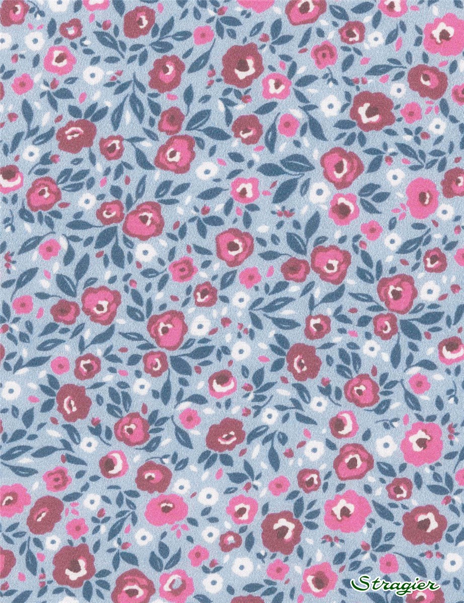 Pure Cotton - Silky Touch - UNE - Victoria - Bleu Laponie