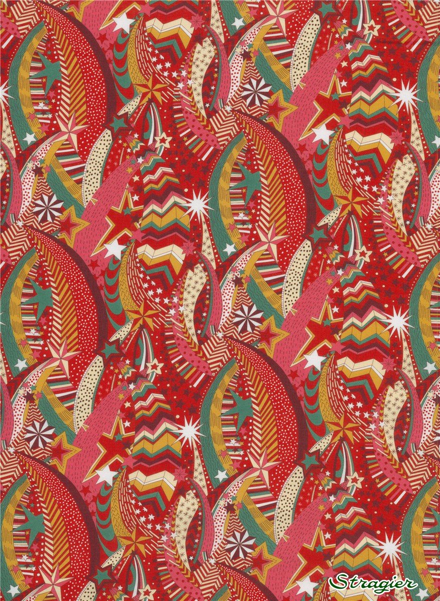 Liberty Tana Lawn - My Little Star - Fraise