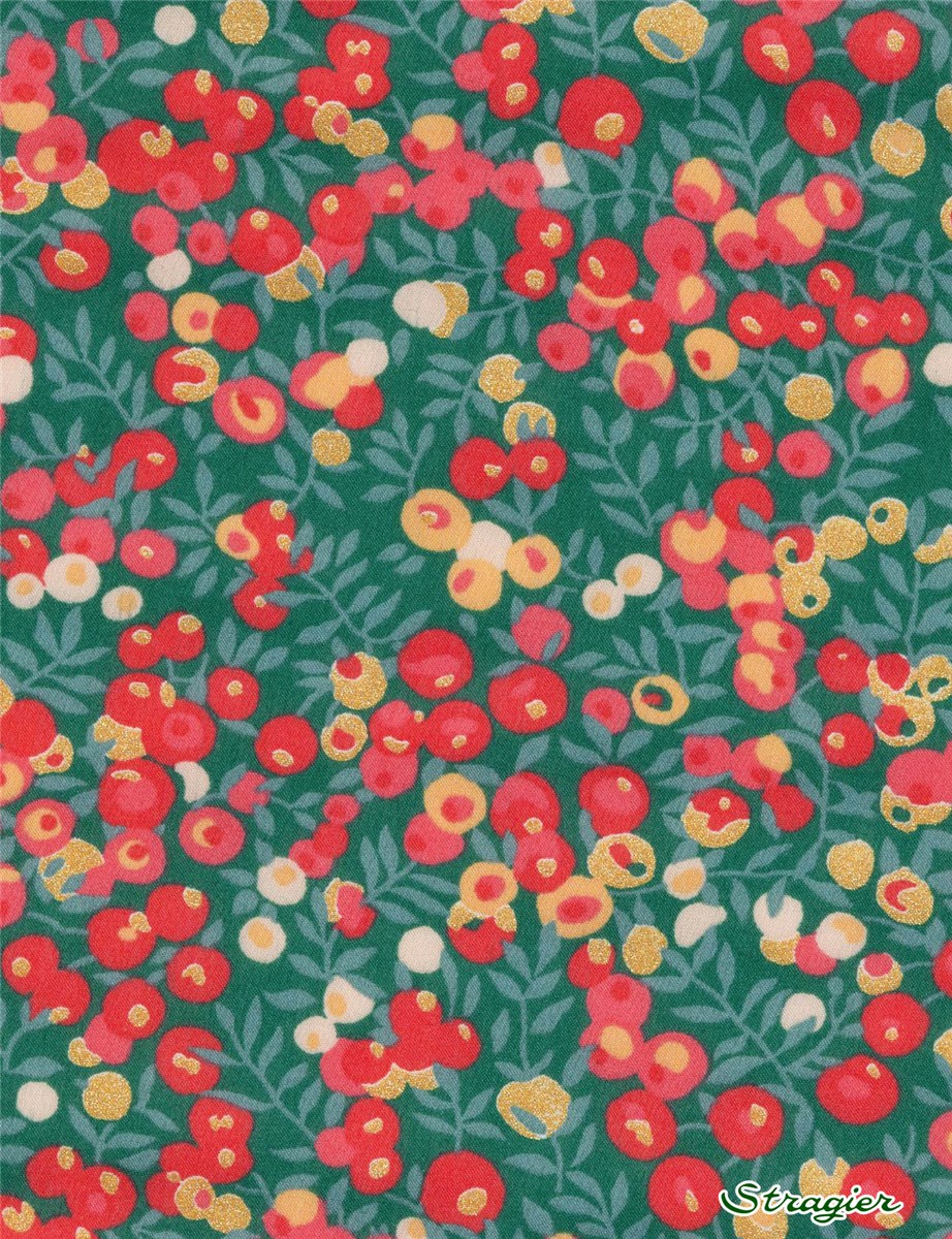 Liberty Tana Lawn - 9009 Wiltshire - Bouteille et Or