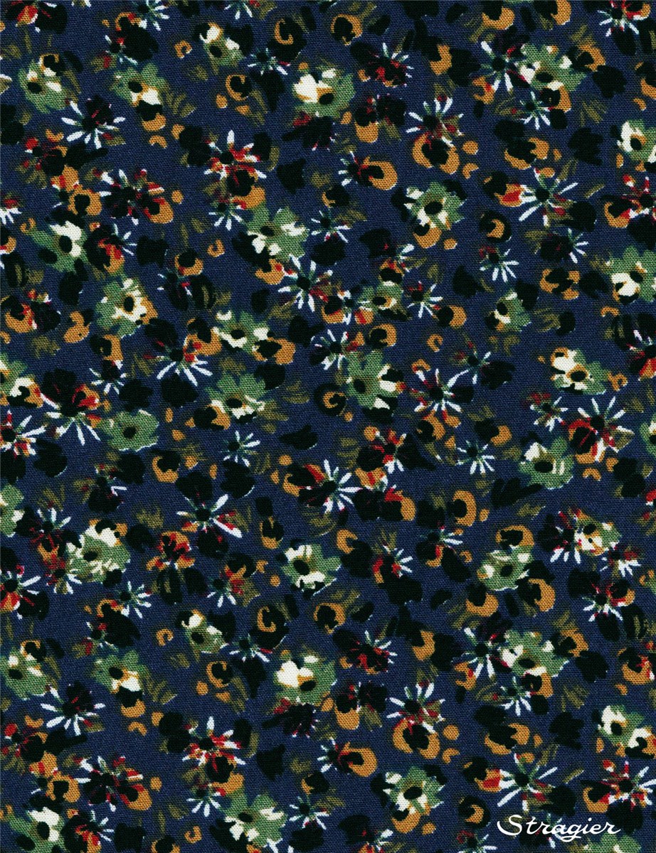 Javanaise Viscose - Amaya - Cobalt-Epice