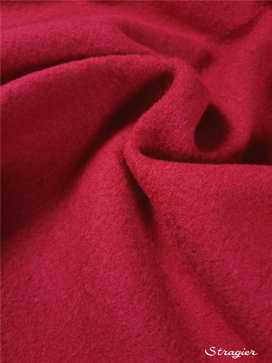 Boiled Merino Wool -520gr/sqm - Plain - Fuchsia